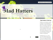 Tablet Screenshot of madhatters-catering.com